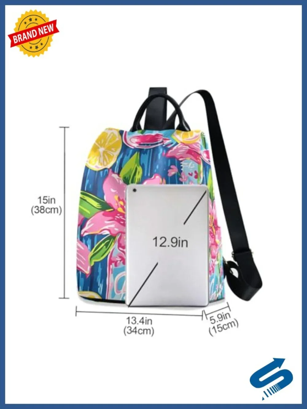 Anti-Theft Fashion Backpack Purse for Women, 3-in-1 Carry, 13.4x5.9x15, 290